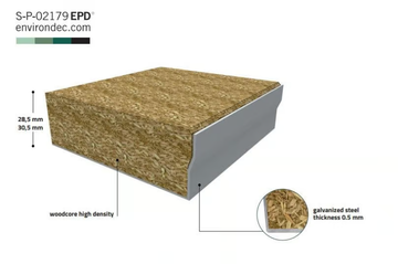 WOODCORE PANELS - Semi-encapsulated steel panels by CBI Europe - view 3